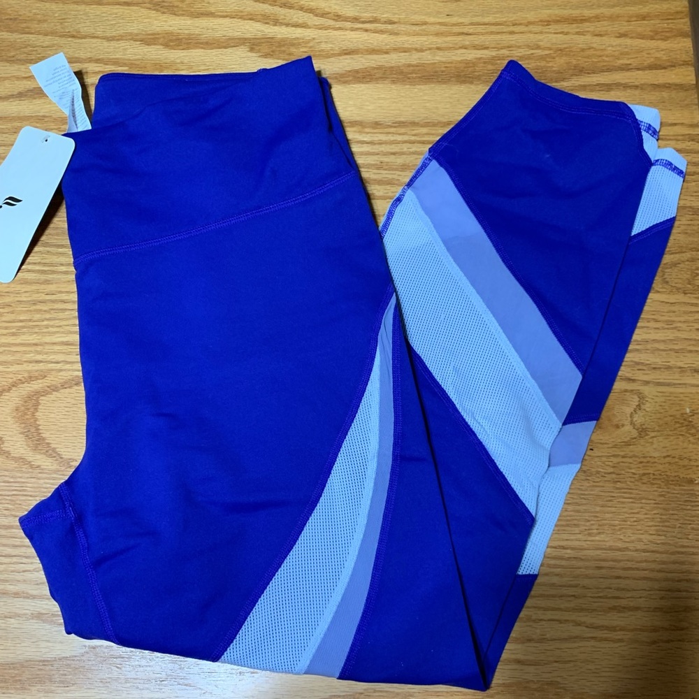 Fabletics high waisted mesh. Powerhold 7/8